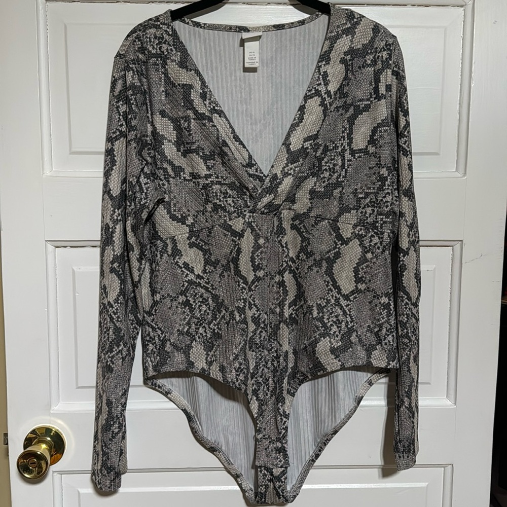 Snake skin bodysuit